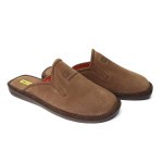 Slipper in Taupe daim 9402 Nordikas